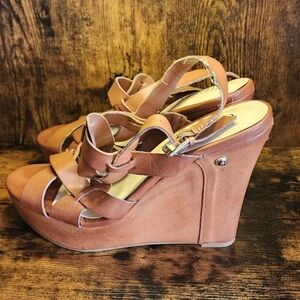 Guess 5" wedge sandals